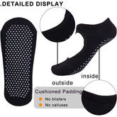 Backless Non-Slip Fitness Pilates Socks Cotton Women Sport Yoga Socks Ballet Dance Slippers Barefoot Sock Workout for Gym