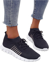 Black Running Shoes Women Womens Fashion Tennis Shoes Lightweight Mesh Running Walking Sneaker Lace-Up Sport Shoes Runing Breathable Shoes Sneakers, 9