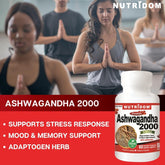 Ashwagandha Supplement 500Mg (2,000Mg QCE), 4X Extra Strength, Non-Gmo, Vegan, Gluten-Free, Soy & Dairy Free (60 Veggie Capsules)