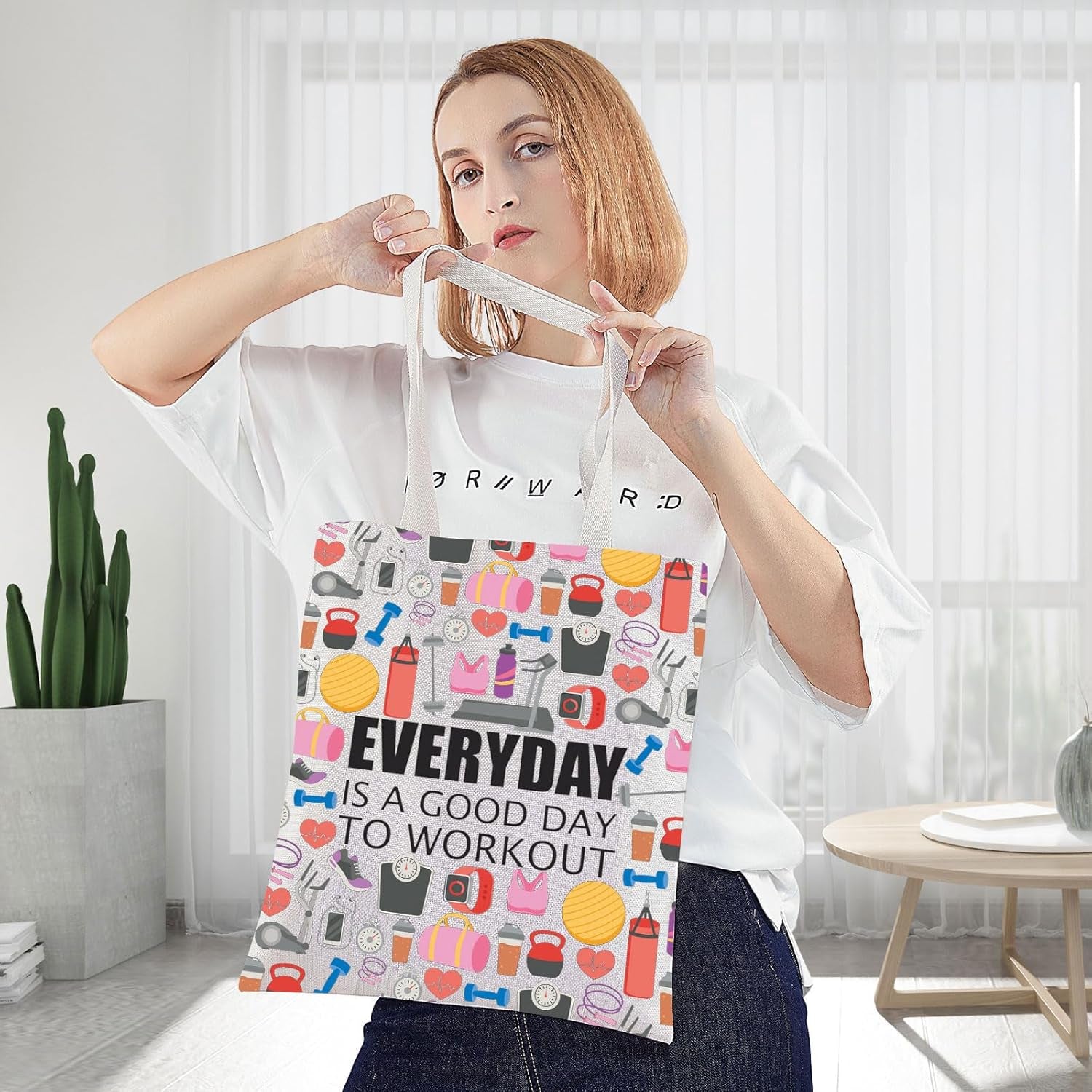 Fitness Bodybuilding Cosmetic Bag Fitness Instructor Gift Everyday Is a Good Day to Workout Zipper Pouch Bag Workout Gym Motivational Gift, Everyday to Workout TG, Fit