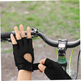 Cycling Gloves Half-Finger Design Breathable Shock-Absorbing Gloves for Sports Fitness
