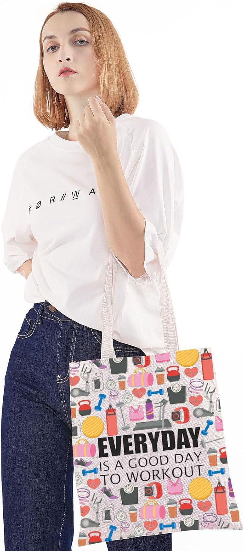 Fitness Bodybuilding Cosmetic Bag Fitness Instructor Gift Everyday Is a Good Day to Workout Zipper Pouch Bag Workout Gym Motivational Gift, Everyday to Workout TG, Fit