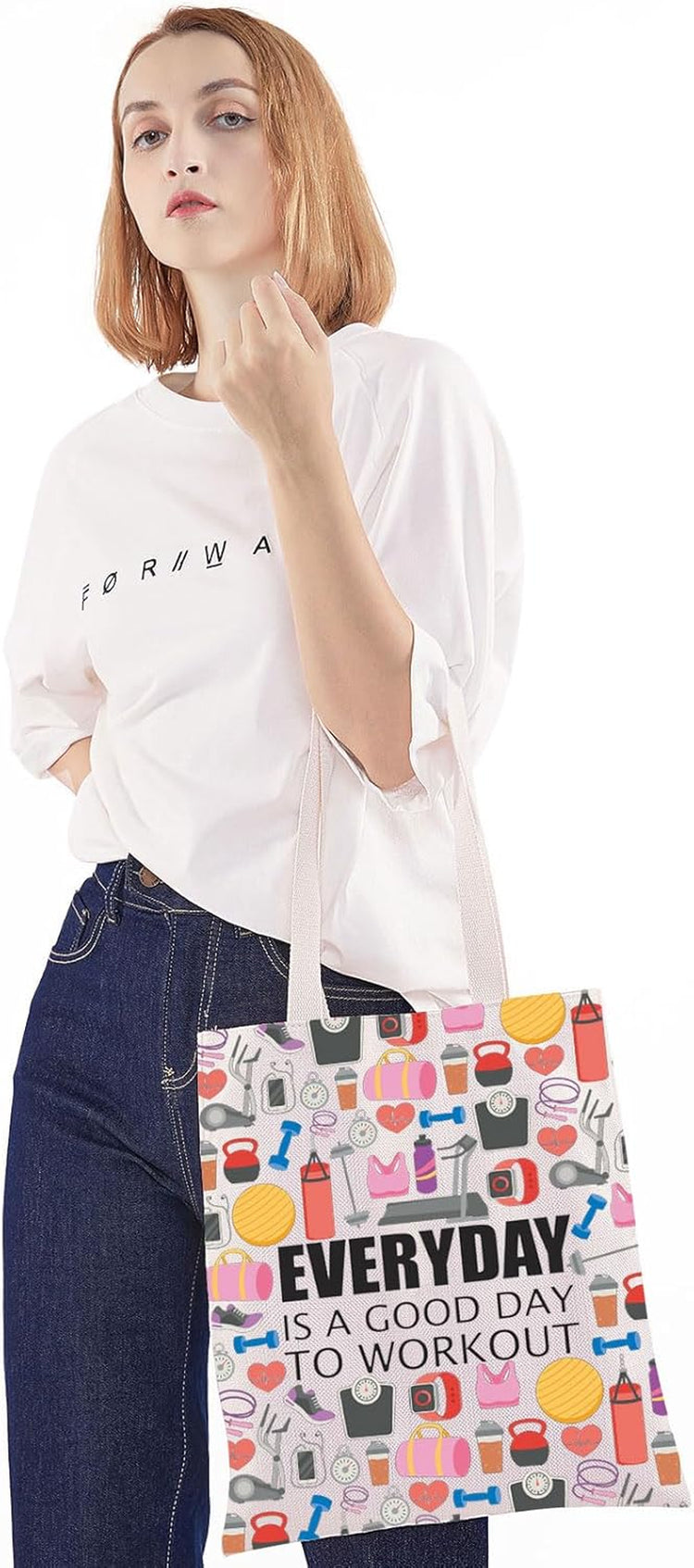 Fitness Bodybuilding Cosmetic Bag Fitness Instructor Gift Everyday Is a Good Day to Workout Zipper Pouch Bag Workout Gym Motivational Gift, Everyday to Workout TG, Fit