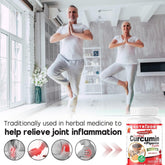 Turmeric Curcumin Supplements with Black Pepper for Inflammation, Joint Pain Relief & Antiflammatory – Non-Gmo, Vegan, Gluten-Free, Dairy-Free, Soy-Free, 60 Veggie Capsules