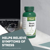 Stress Relief Supplement 90 Vegan Capsules | Contains Ashwagandha, Rhodiola, Phosphatidylserine & L-Theanine