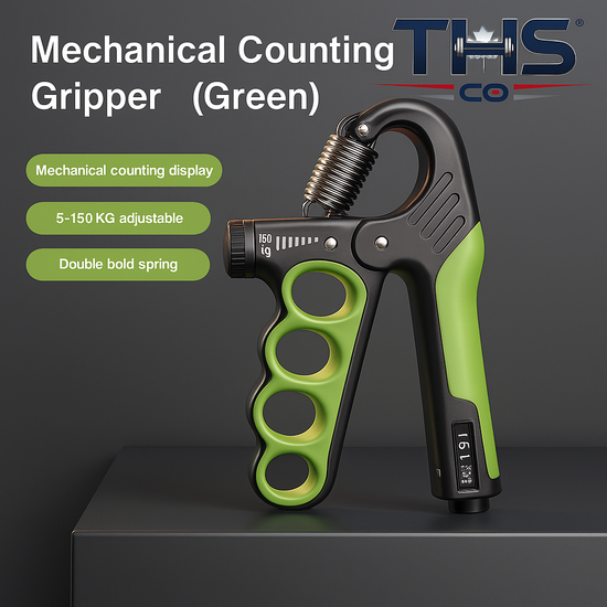 Hand Grip Strengthener with Counter – Adjustable 5-150 kg