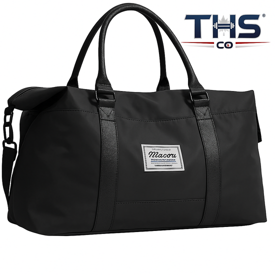 24" Overnight Weekender Travel Bag – Waterproof Duffle with Wet Pocket & Trolley Sleeve