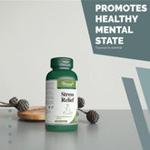 Stress Relief Supplement 90 Vegan Capsules | Contains Ashwagandha, Rhodiola, Phosphatidylserine & L-Theanine