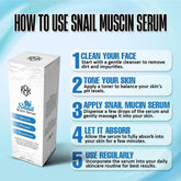 Snail Mucin Serum 100Ml - 96% Snail Secretion Filtrate for Smooth, Healthy Skin - Mucin Power Essence for Face, Dull Skin & Fine Lines, Korean Skincare