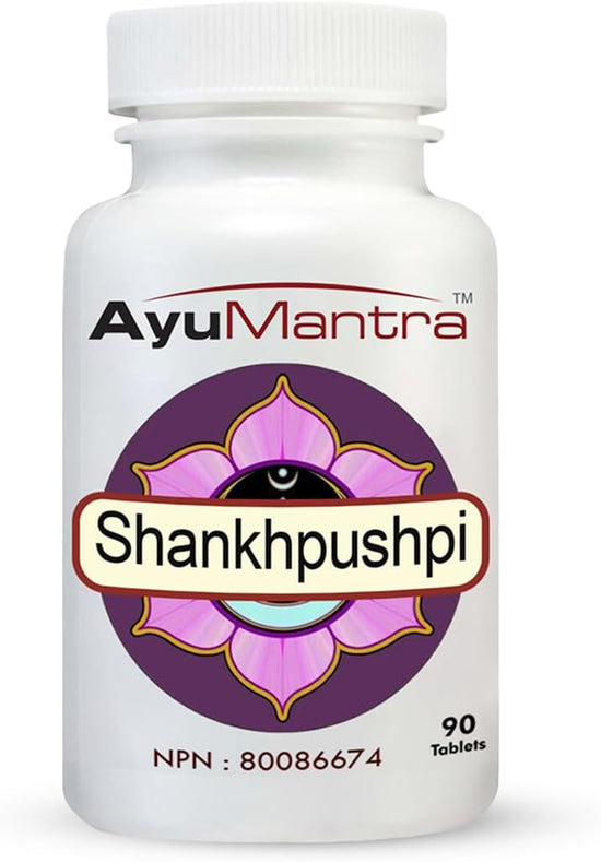 Organic Shankhpushpi Tablets - 1000Mg, 90 Tablets | Supports Healthy Nervous System & Cognitive Function | USDA Organic, Non-Gmo, Vegan, Gluten-Free
