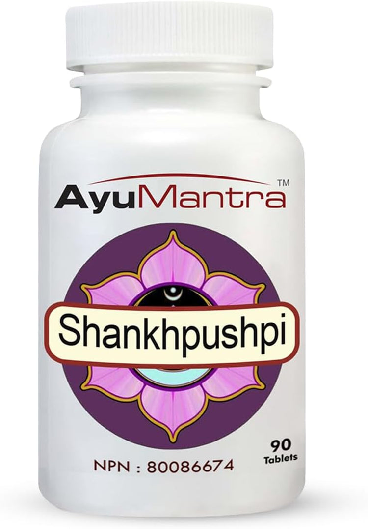 Organic Shankhpushpi Tablets - 1000Mg, 90 Tablets | Supports Healthy Nervous System & Cognitive Function | USDA Organic, Non-Gmo, Vegan, Gluten-Free