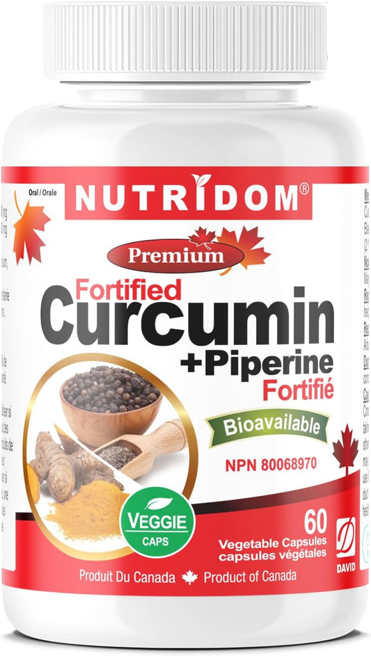 Turmeric Curcumin Supplements with Black Pepper for Inflammation, Joint Pain Relief & Antiflammatory – Non-Gmo, Vegan, Gluten-Free, Dairy-Free, Soy-Free, 60 Veggie Capsules