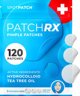 Pimple Patches for Face (120 Patches), Hydrocolloid Pimple Patches - Pimple Patch Zit Patch and Pimple Stickers - Hydrocolloid Pimple Dots for Pimples - Zit Patches