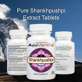 Organic Shankhpushpi Tablets - 1000Mg, 90 Tablets | Supports Healthy Nervous System & Cognitive Function | USDA Organic, Non-Gmo, Vegan, Gluten-Free