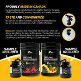 Nevaset Creatine Monohydrate, 3-Month Supply of 5000Mg Pineapple Flavor  Creatine Monohydrate! Creatine Supplement for Muscle Growth, Increased Strength, Enhanced Energy Output, Improved Athletic Performance, and Cognitive Health. 495G / 90 Servings.